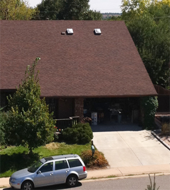 Residential roofing project in Denver
